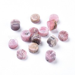 Natur Rhodonit Perlen, kein Loch / ungekratzt, Flachrund, 6x2.5~5 mm