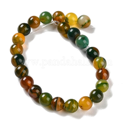 Натуральные полосатые агатовые / полосатые агатовые бусинки G-Z060-A01-B18-1