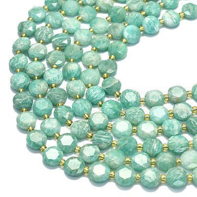 Природных амазонит бисер нитей G-C116-A103-01-1