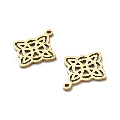 201 подвеска в форме ромба из нержавеющей стали STAS-R166-01G-1