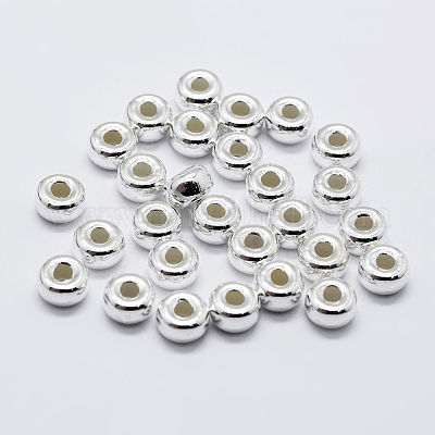 925 шарики стерлингового серебра&nbsp;STER-K167-024C-S-1