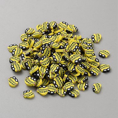 Кабошоны из полимерной глины школьной тематики ручной работы CLAY-WH20002-02C-1