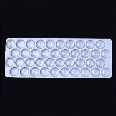 Прозрачные стеклянные кабошоны GGLA-R026-30mm-B-1