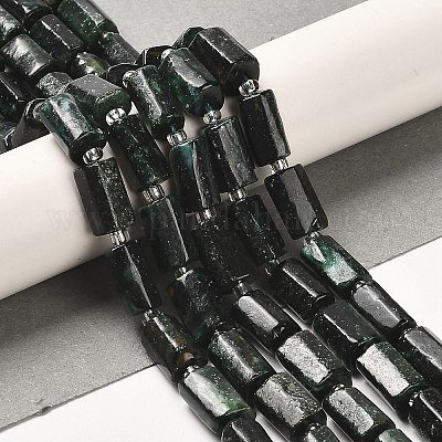 Бусины из натурального фуксита G-N327-06-35-1