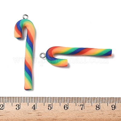 Ручной полимерной глины большие кулоны CLAY-P005-05P-05-1