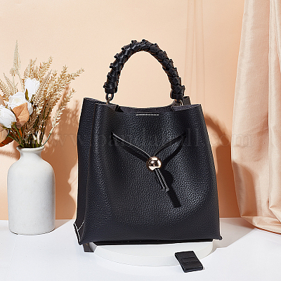 Плетеные ручки сумки и шнурок для кошелька из искусственной кожи&nbsp;FIND-WR0009-13-1