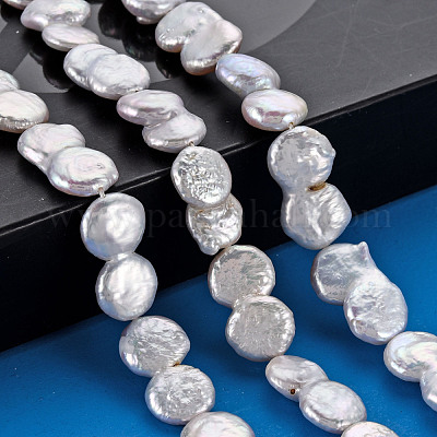 Природные Кеши жемчуг пряди PEAR-S018-01B-1