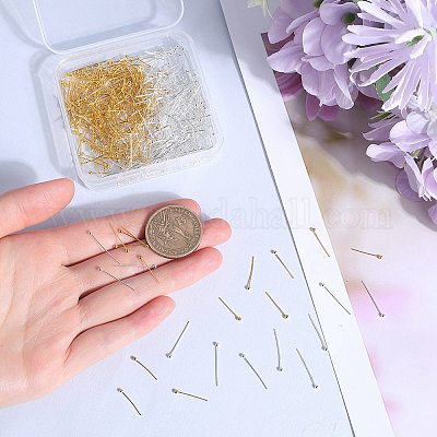 600 шт. 2 цвета фурнитуры для бижутерии KK-SP0001-70A-1