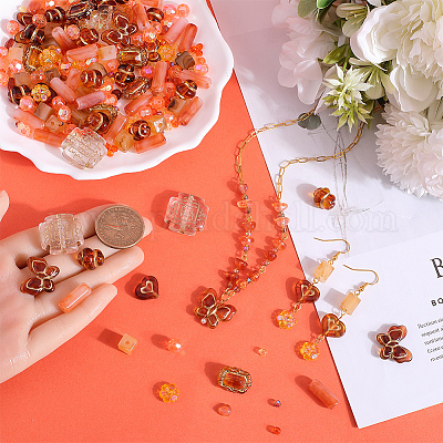 Набор акриловых бусин DIY-SC0026-26-1