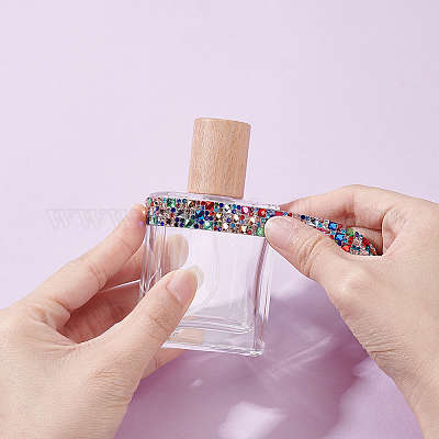 3 ярд стеклянных стразов hotfit DIY-WH0622-385A-1