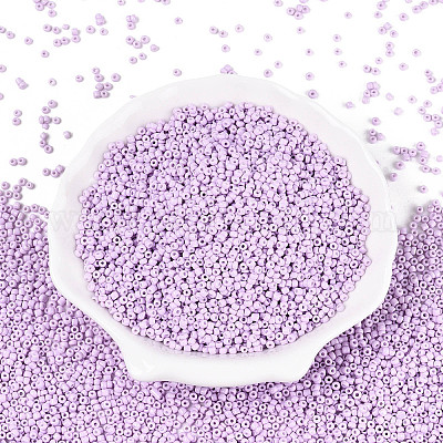 12/0 стеклянная краска для выпечки круглых бусин&nbsp;SEED-S036-01A-08-1