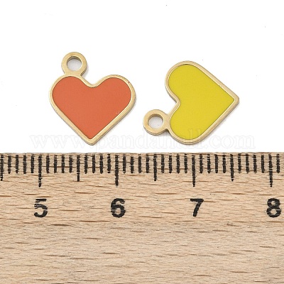 Подвески из нержавеющей стали 304 с эмалью STAS-C150-03G-1