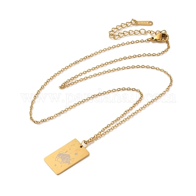 Золотые подвески-созвездия из нержавеющей стали 202 NJEW-K380-02G-12-1