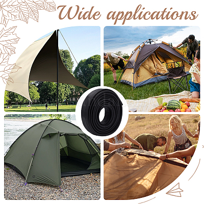 Двусторонняя полоса для карт из ПВХ для палатки DIY-WH0587-02A-1