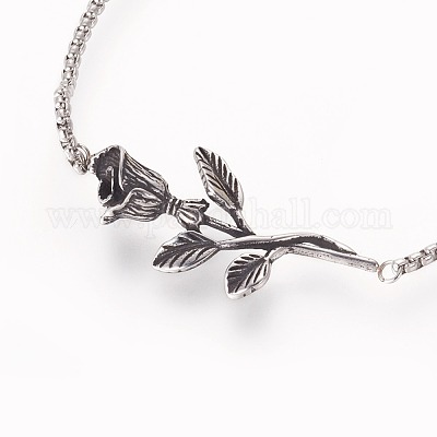 Браслеты-боло из нержавеющей стали 304 BJEW-E371-02ASP-1