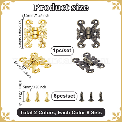 8шт 2-цветный литой шарнир FIND-GA0007-01-1