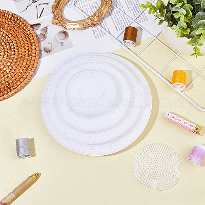 40 шт. 4-х видов пластиковых сетчатых холстов DIY-DC0002-54-1