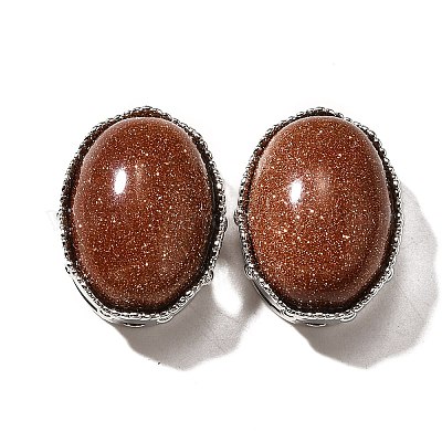 Синтетический авантюрин обсидиан многожильные звенья KK-M304-03P-11-1