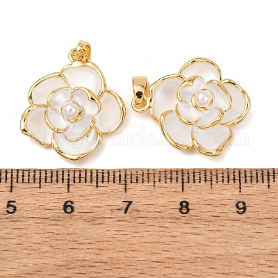 Латунь эмаль подвески KK-G543-06G-1