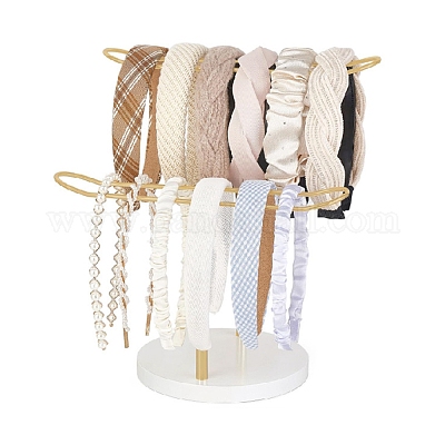 2-уровневые Т-образные железные стенды для демонстрации резинок для волос PW-WGA11D5-01-1