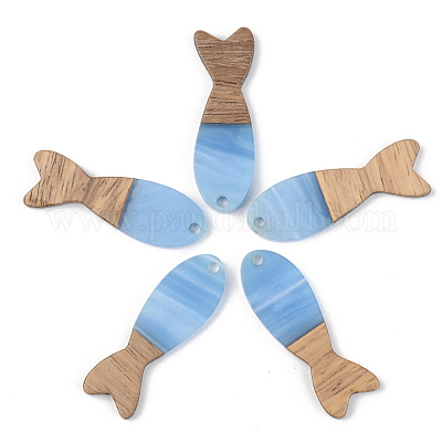 Подвески из смолы и ореха RESI-S389-054A-1