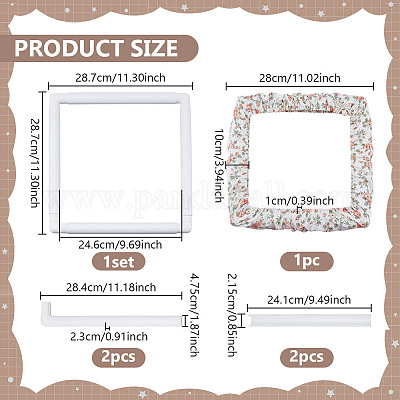 Обручи для вышивки крестом из пластика DIY-NB0014-42-1