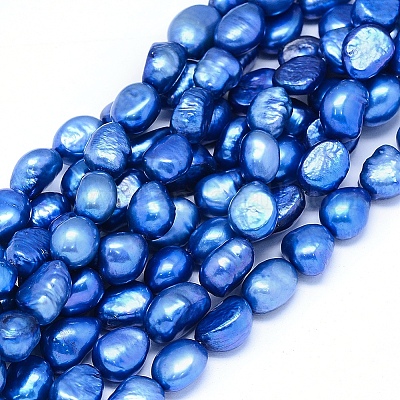 Wholesale Dyed Natural Cultured Freshwater Pearl Beads Strands 