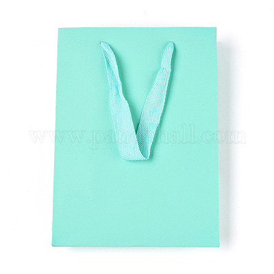 Набор из 10 подарочного пакета из крафт-бумаги двух размеров AJEW-T013-10C-1