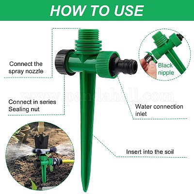 Спринклер для газонов из пластика AJEW-GA0002-19-1