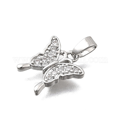 Латунные микро проложить кубического циркония подвески KK-P336-16A-P-1