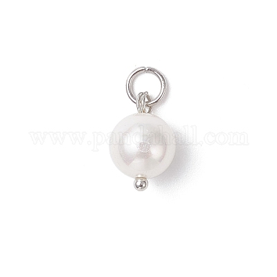 Круглые подвески из ракушечного жемчуга PALLOY-JF04476-02-1