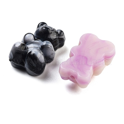 Непрозрачная акриловая бусина OACR-S136-03-1