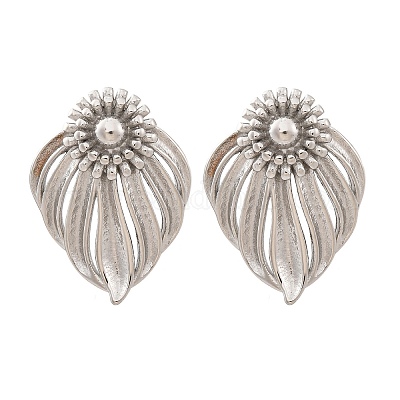 Серьги-гвоздики из нержавеющей стали 304 EJEW-Z098-08P-1