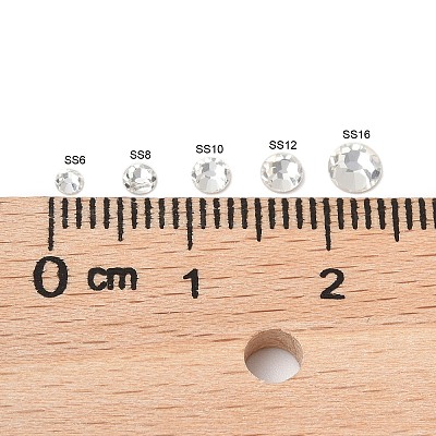 Preciosa® maxima crystal без горячей фиксации плоские камни Y-PRC-NSS10-90070-200-1