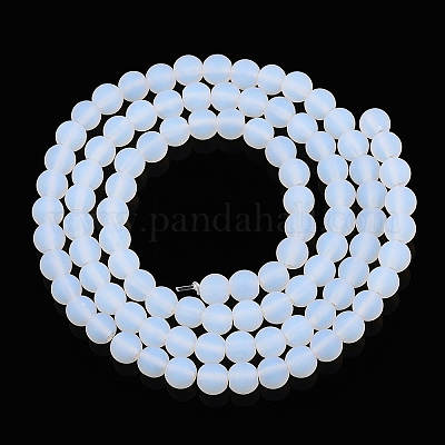 Имитация Opalite стеклянные бусы пряди GLAA-T032-J4mm-MD02-1