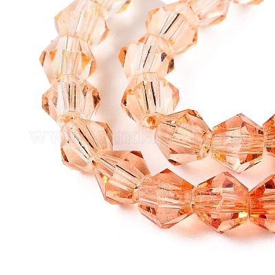 Градиентные цветные стеклянные бусины DGLA-A039-T6mm-A04-1