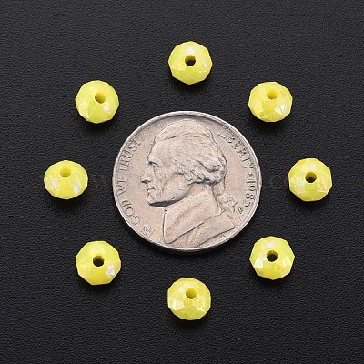 Непрозрачные акриловые бусины MACR-Q239-018C-02-1