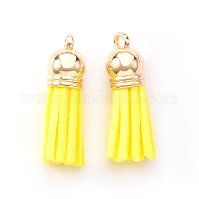 Искусственные замши кисточкой подвесные украшения X-FIND-R095-004LG-1