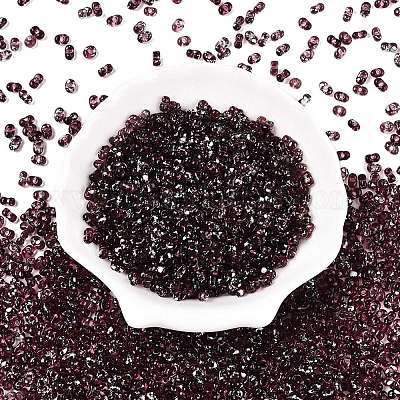 Стеклянные бусины Пикассо SEED-T006-04-21-1