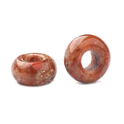 Натуральная брекчированная яшма европейские бусины X-G-G740-14x8mm-05-1