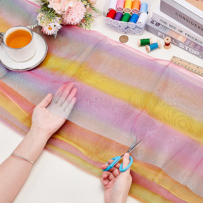 Сетчатая ткань из полиэстера DIY-WH0698-012D-1