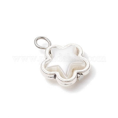 Бусины из искусственного жемчуга из АБС-пластика PALLOY-JF03876-1