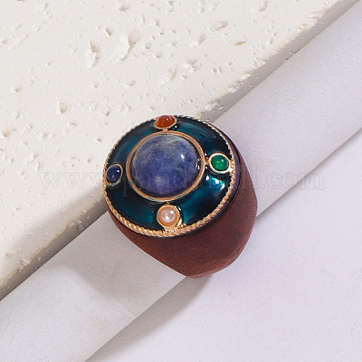 Плоские круглые кольца из дерева FS-WG75D49-04-1