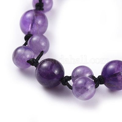 Регулируемые нейлоновые шнур плетеный браслеты из бисера BJEW-JB04520-02-1