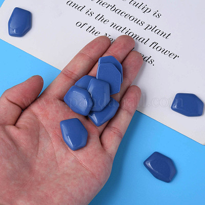 Непрозрачные акриловый кабошоны MACR-S373-143-A16-1