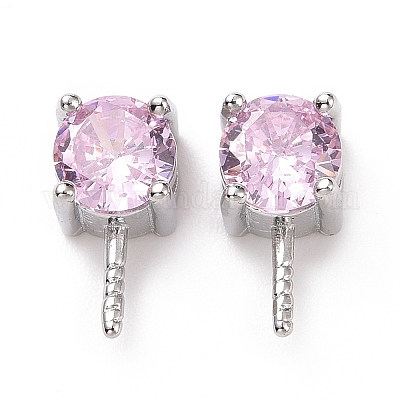 925 штырь из стерлингового серебра с родиевым покрытием STER-D035-47P-06-1