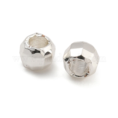 Круглые латунные бусины с покрытием из стойки FIND-M036-01A-S-1