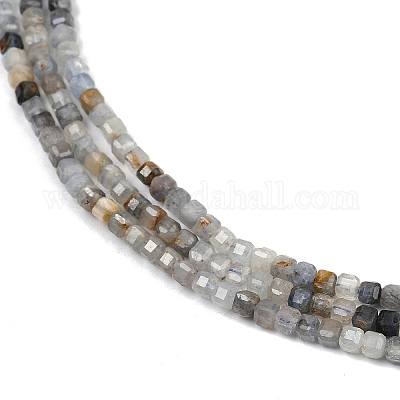 Натуральный кианитовые бисер пряди G-RM2025-C39-B01-1