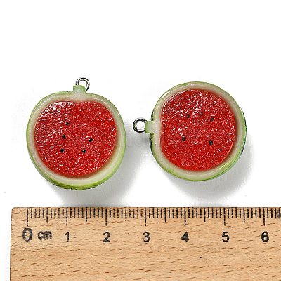 Подвески из непрозрачной смолы RESI-Z042-01P-04-1