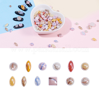 Фарфоровые кабошоны MRMJ-MSMC001-09-1